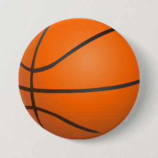 Basketball Ronde Button 7,6 Cm