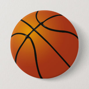 Basketball Ronde Button 7,6 Cm