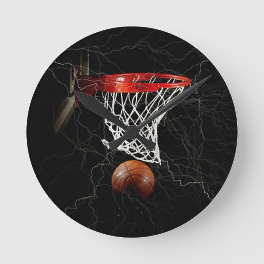 Basketball Ronde Klok (Voorkant)
