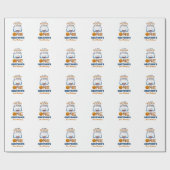 Basketball Rookie Of The Year First Birthday Cadeaupapier (Vlak)