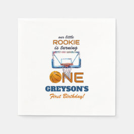 Basketball Rookie Of The Year First Birthday Servet