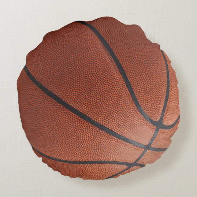 Basketball Round Pillow Rond Kussen (Achterkant)