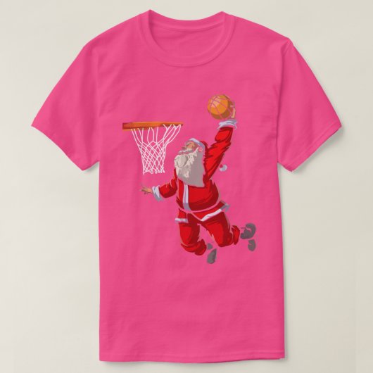 Basketball Santa T-shirt (Design voorkant)