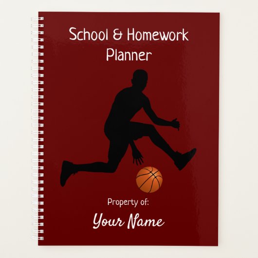 Basketball - Schoolplanner - HAMbyWG Planner (Voorkant)