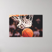 Basketball Scoring Canvas Afdruk (Voorkant)