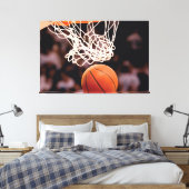 Basketball Scoring Canvas Afdruk (Insitu (Slaapkamer))