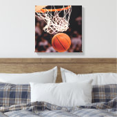 Basketball Scoring Canvas Afdruk (Insitu (Slaapkamer))