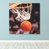 Basketball Scoring Canvas Afdruk (Insitu (Houten vloer))