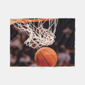 Basketball Scoring Fleece Deken (Voorkant (Horizontaal))