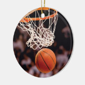 Basketball Scoring Keramisch Ornament (Links)