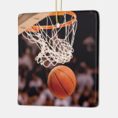 Basketball Scoring Keramisch Ornament (Links)