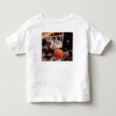 Basketball Scoring Kinder Shirts (Achterkant)