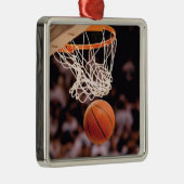 Basketball Scoring Metalen Ornament (Rechts)