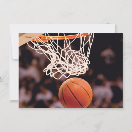Basketball Scoring Notitiekaartje (Voorkant)