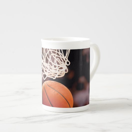 Basketball Scoring Porselein Kop (Voorkant rechts)