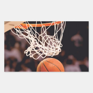 Basketball Scoring Rechthoekige Sticker