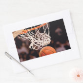 Basketball Scoring Rechthoekige Sticker (Envelop)