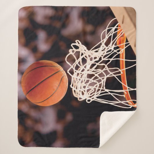 Basketball Scoring Sherpa Deken (Voorkant)