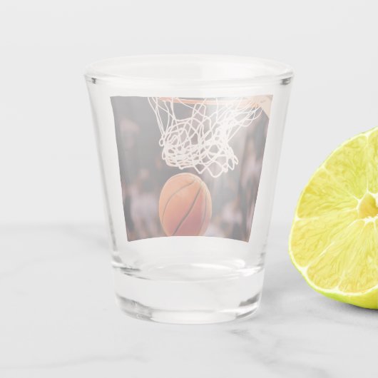 Basketball Scoring Shot Glas (Achterkant)
