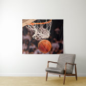 Basketball Scoring Wandkleed (In Situ (horizontaal))