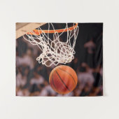 Basketball Scoring Wandkleed (Voorkant (horizontaal))