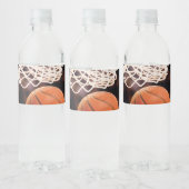 Basketball Scoring Waterfles Etiket (Flessen)