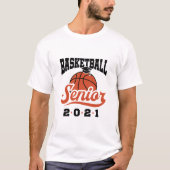 Basketball Senior 2021 T-shirt (Voorkant)