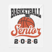 Basketball Senior 2026 Fleece Deken (Voorkant)