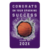 Basketball Senior Congrats Magnet Magneet (Verticaal)