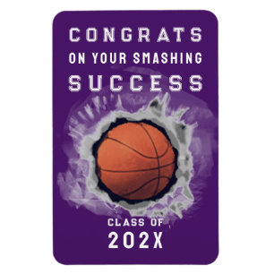 Basketball Senior Congrats Magnet Magneet