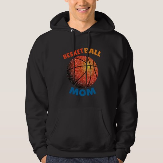 Basketball Senior Mom Torn Paper Twinkle Twinkle Hoodie (Voorkant)
