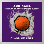 Basketball Seniors Afstuderen Congring Poster (Voorkant)