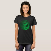 Basketball Shamrock Lucky C Irish St Patrick s Day T-shirt (Voorkant volledig)