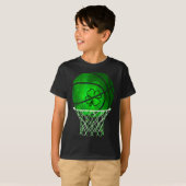 Basketball Shamrock Lucky Clover Irish St Patrick' T-shirt (Voorkant volledig)