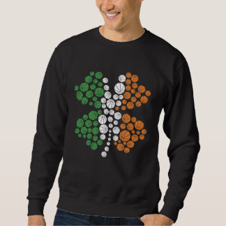 Basketball Shamrock Sport  St Patricks Day Apparel Trui
