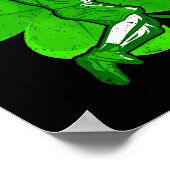 Basketball Shamrock St Patrick's Day Srt Lover Boy Poster (Hoek)