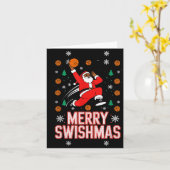 Basketball Shirt Boys Christmas Pajamas Merry Swis Kaart (Gele Bloem)