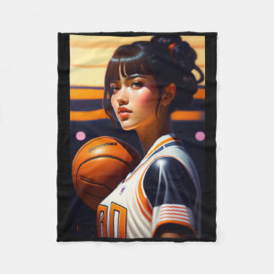 Basketball Shirt Fleece Deken