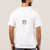 Basketball-shirt T-shirt (Achterkant)