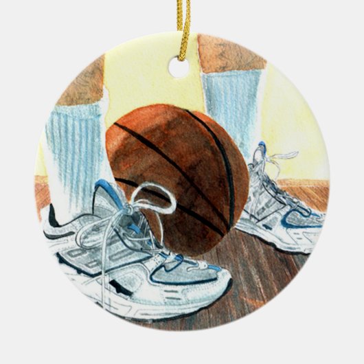 Basketball Shoes Keramisch Ornament (Voorkant)