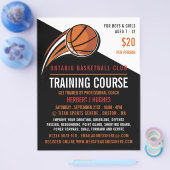 Basketball Shot, Basketball Training Course Flyer (Enkel)