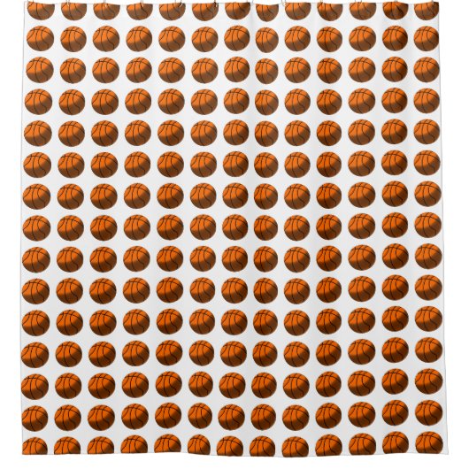 Basketball Shower Curtain Douchegordijn (Voorkant)