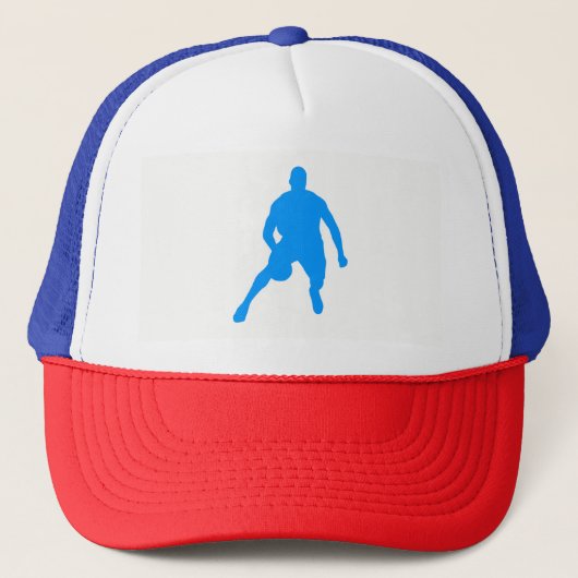 Basketball Silhouette Trucker Pet (Voorkant)