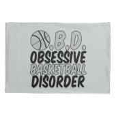 Basketball Silver/Black Kussensloop (Achterkant)