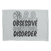 Basketball Silver/Black Kussensloop (Voorkant)