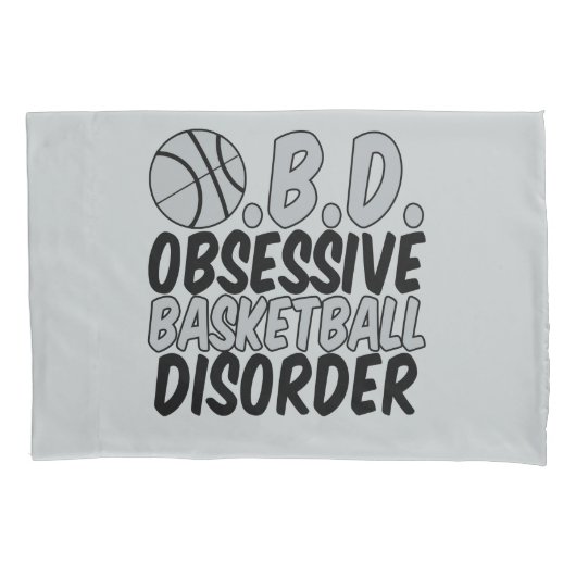 Basketball Silver/Black Kussensloop (Voorkant)