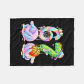 Basketball six seven 67 easter bunny funny 67 meme fleece deken (Voorkant (Horizontaal))