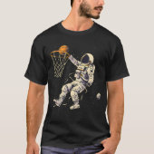Basketball Slam Dunk Astronaut Basketball Player D T-shirt (Voorkant)