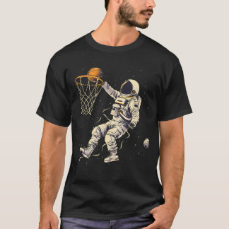 Basketball Slam Dunk Astronaut Basketball Player D T-shirt