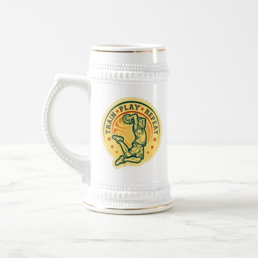 Basketball Slam Dunk Design Bierpul (Links)